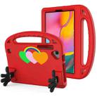 For Samsung Galaxy Tab A 8.4 2020 Love Small Palm Holder EVA Tablet Case(Red) - 1