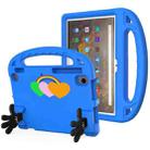 For Amazon Fire HD 10 2021 Love Small Palm Holder EVA Tablet Case(Blue) - 1