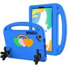 For Huawei MatePad 10.4 2022 Love Small Palm Holder EVA Tablet Case(Blue) - 1