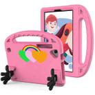 For Walmart Onn 8 inch Love Small Palm Holder EVA Tablet Case(Pink) - 1