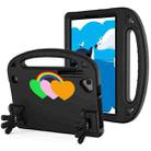 For Walmart Onn 8 inch Love Small Palm Holder EVA Tablet Case(Black) - 1