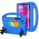 For Lenovo Tab K10 Love Small Palm Holder EVA Tablet Case(Blue) - 1