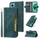 For Xiaomi Redmi Note 11E 5G BETOPNICE Dual-side Buckle Leather Phone Case(Green) - 1