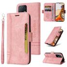 For Xiaomi 11T / 11T Pro BETOPNICE Dual-side Buckle Leather Phone Case(Pink) - 1