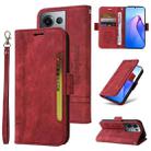 For OPPO Reno8 Pro 5G Global / Reno8 Pro+ BETOPNICE Dual-side Buckle Leather Phone Case(Red) - 1