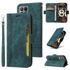 For Realme 8i BETOPNICE Dual-side Buckle Leather Phone Case(Green) - 1