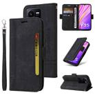 For vivo Y35 4G / Y22s / Y22 BETOPNICE Dual-side Buckle Leather Phone Case(Black) - 1