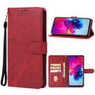 For Infinix Smart 3 Plus Leather Phone Case(Red) - 1