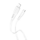 Borofone BX85 1m 20W USB-C / Type-C to 8 Pin Auspicious PD Charging Data Cable(White) - 1