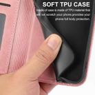 For Realme 9i Cubic Grid Calf Texture Magnetic Closure Leather Phone Case(Rose Gold) - 6