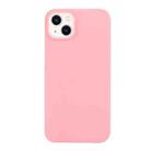 For iPhone 14 Plus Solid Color Frosted Silicone Phone Case(Dark Pink) - 1