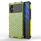 For Xiaomi Poco M5 4G India Shockproof Honeycomb PC + TPU Phone Case(Green) - 1