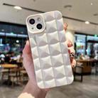 For iPhone 13 Pro Max 3D Grid TPU Phone Case(White) - 1