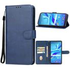 For TCL 4X 5G T601DL / 20 A 5G T768S Leather Phone Case(Blue) - 1