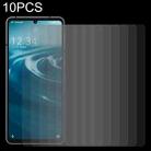 For Sharp Aquos Sense6s 10pcs 0.26mm 9H 2.5D Tempered Glass Film - 1