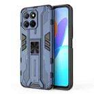 For Honor X8 5G Supersonic PC + TPU Shock-proof Protective Phone Case(Blue) - 1