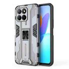 For Honor X8 5G Supersonic PC + TPU Shock-proof Protective Phone Case(Grey) - 1