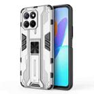 For Honor X8 5G Supersonic PC + TPU Shock-proof Protective Phone Case(Silver) - 1