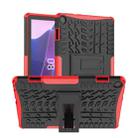 For Lenovo Tab M10 3rd Gen Tire Texture TPU + PC Tablet Case with Holder(Red) - 1