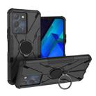 For Infinix Note 12 G96 Armor Bear Shockproof PC + TPU Phone Case with Ring(Black) - 1