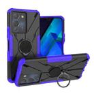 For Infinix Note 12 G96 Armor Bear Shockproof PC + TPU Phone Case with Ring(Purple) - 1