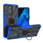 For Infinix Note 12 G96 Armor Bear Shockproof PC + TPU Phone Case with Ring(Blue) - 1