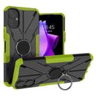 For Tecno Spark 9T Armor Bear Shockproof PC + TPU Phone Case with Ring(Green) - 1