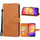 For Xiaomi Redmi Note 7 Pro Leather Phone Case(Brown) - 1