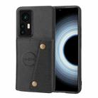 For Xiaomi Redmi K50 Ultra / 12T / 12 Pro Double Buckle Magnetic Phone Case(Black) - 1