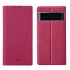 For Google Pixel 7 ViLi DMX Series Shockproof Magnetic Leather Phone Case(Rose Red) - 1