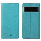 For Google Pixel 7 ViLi DMX Series Shockproof Magnetic Leather Phone Case(Blue) - 1