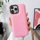 For iPhone 13 Pro Max Liquid Silicone Bread Bubble Phone Case(Pink) - 1