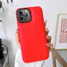 For iPhone 11 Pro Max Liquid Silicone Bread Bubble Phone Case(Red) - 1