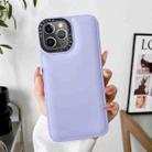 For iPhone 11 Pro Max Liquid Silicone Bread Bubble Phone Case(Purple) - 1