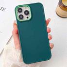 For iPhone 13 Pro Max Electroplated Grooved Skin Fee Phone Case(Green) - 1