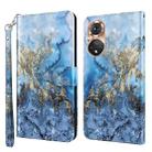 For Honor 50 3D Painting Pattern TPU + PU Phone Case(Milky Way) - 1