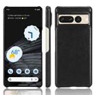 For Google Pixel 7 Pro 5G Shockproof Litchi Texture PC + PU Case(Black) - 1