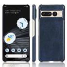 For Google Pixel 7 Pro 5G Shockproof Litchi Texture PC + PU Case(Blue) - 1