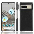 For Google Pixel 7 5G Shockproof Litchi Texture PC + PU Case(Black) - 1