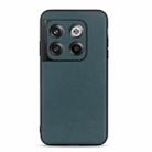 For OnePlus Ace Pro / 10T Lambskin Texture Genuine Leather Phone Case(Green) - 1