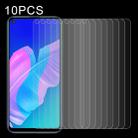 10 PCS 0.26mm 9H Surface Hardness 2.5D Explosion-proof Tempered Glass Non-full Screen Film For Huawei Y7p - 1