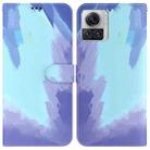 For Motorola Moto X30 Pro 5G / Edge 30 Ultra Watercolor Pattern Flip Leather Phone Case(Winter Snow) - 1