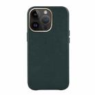 For iPhone 14 Pro Max Mutural Mingdian Series PU + PC Full Coverage Shockproof Case(Green) - 1