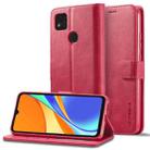 For Xiaomi Redmi 9C LC.IMEEKE Calf Texture Leather Phone Case(Red) - 1