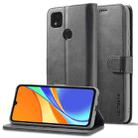 For Xiaomi Redmi 9C LC.IMEEKE Calf Texture Leather Phone Case(Grey) - 1