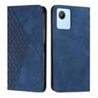 For Realme C30 4G Diamond Splicing Skin Feel Magnetic Leather Phone Case(Blue) - 1