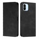 For Xiaomi Redmi A1 Diamond Splicing Skin Feel Magnetic Leather Phone Case(Black) - 1