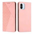 For Xiaomi Redmi A1 Diamond Splicing Skin Feel Magnetic Leather Phone Case(Rose Gold) - 1