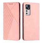 For Xiaomi 12T/12T Pro/Redmi K50 Ultra Diamond Splicing Skin Feel Magnetic Leather Phone Case(Rose Gold) - 1