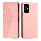 For Xiaomi Poco M4 5G Diamond Splicing Skin Feel Magnetic Leather Phone Case(Rose Gold) - 1